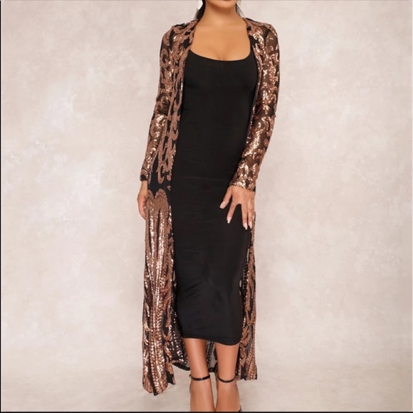 Fashion boutique Jackets & Blazers - Autumn duster jacket sequence beautiful new